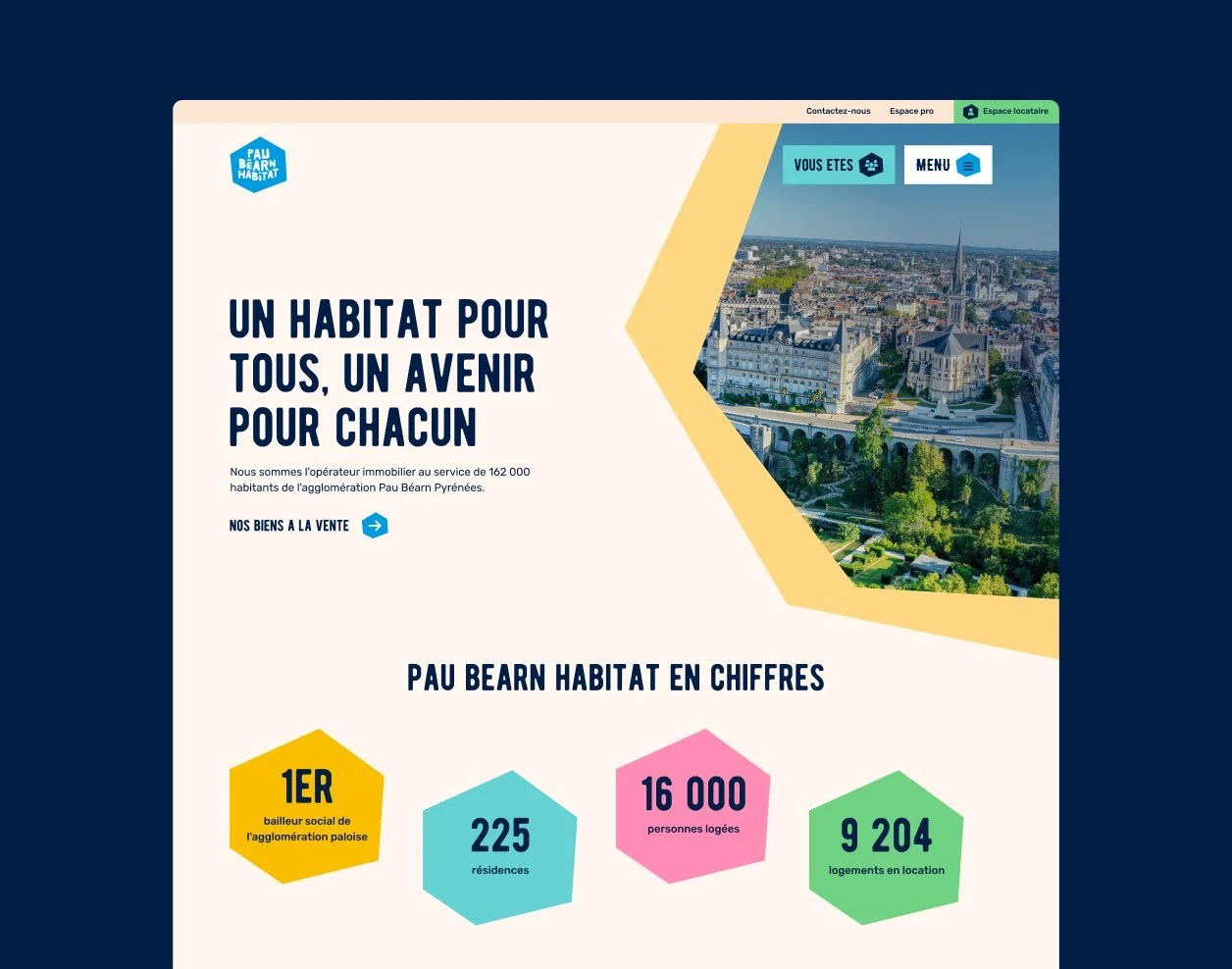Visuel principal du projet Pau Béarn Habitat