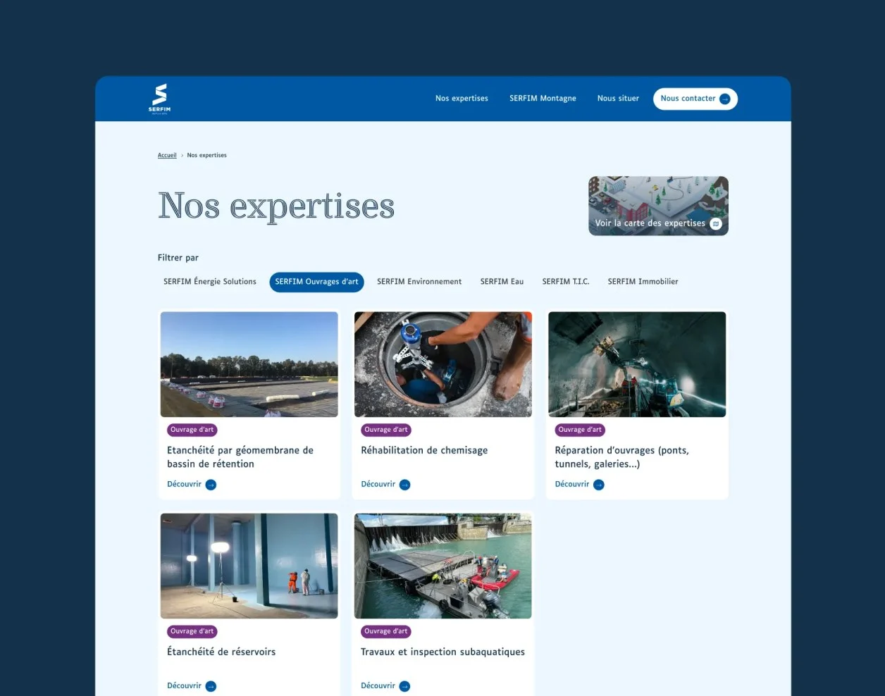 Visuel principal du projet Serfim Montagne